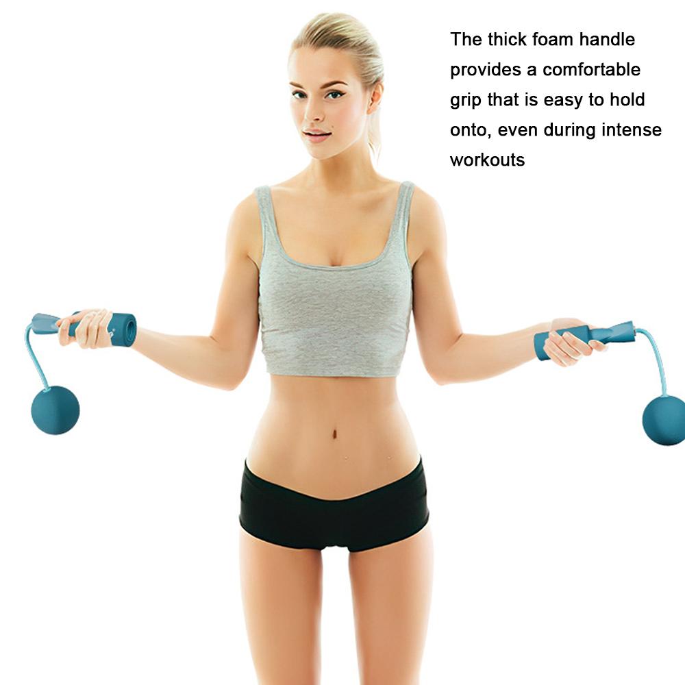 

Беспроводная скакалка тренажерный зал Спортивный фитнес Тренировочный аксессуар Встроенный подшипник для упражнений Прыжки со скакалкой