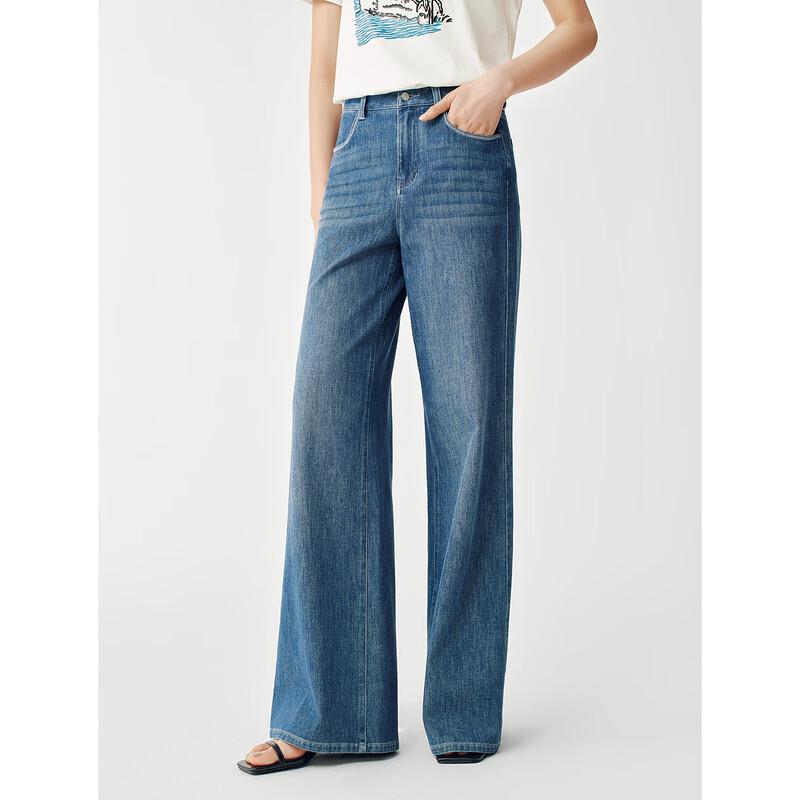 JUZUI Women's Straight Leg Denim Jeans
