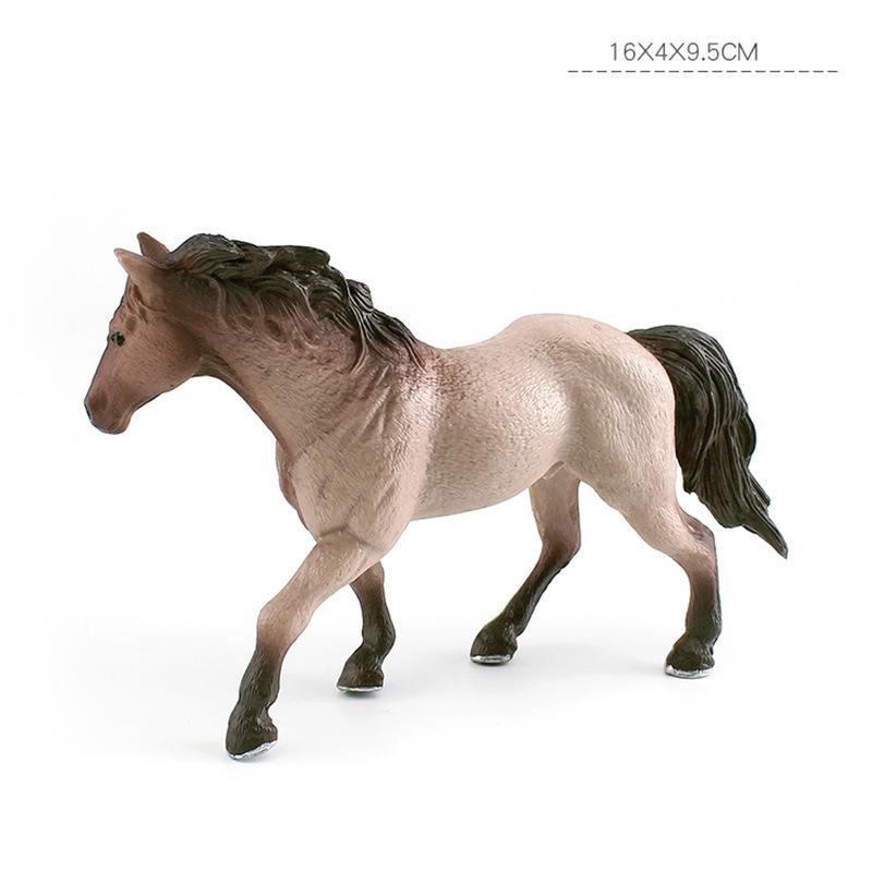 Simulation Quarter Horse Appaloosa Pferd Hannoveraner Pferd Tier Hengst Modelle Statisch Schreibtisch Dekorative Ornamente Kinderspielzeug