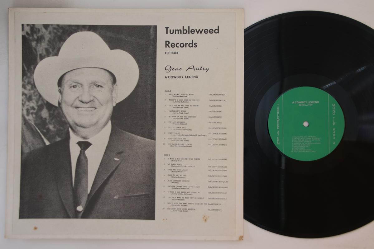 

LP Record GENE AUTRY - A Cowboy Legend TLP6404 TUMBLEWEED US Country Used