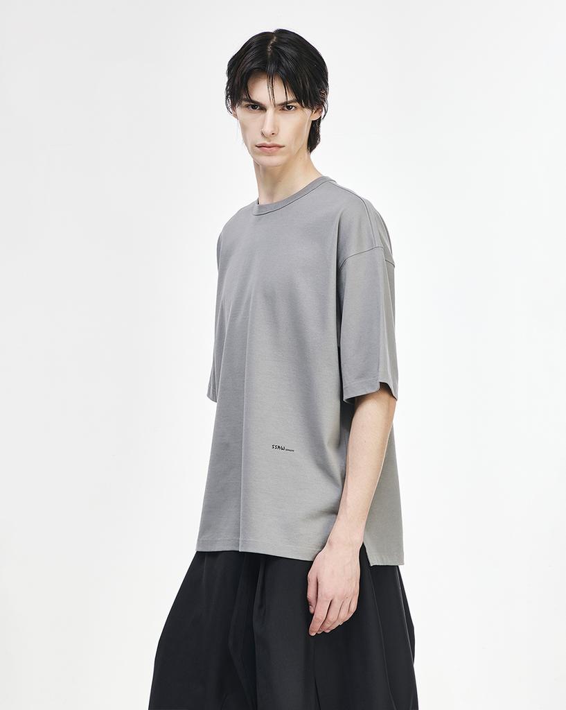 Songjio Songzio Homme Ssaw Original Drawing T-Shirt Light Gray Si1Ts158Lg