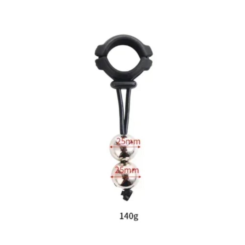 Men Cock Rings Drop Ball Heavy Weight Stretcher Silicone Penis Ring Enlargement Extender Pull Eexercise Tool Adult Erotic Toys