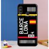 Boarding Pass Plane Ticket For Huawei Nova Y90 Y70 Y60 Y72 Y61 Y91 12s 12i 11i 7i 8i 9 10 SE P60 Pro P30 P40 Lite Case