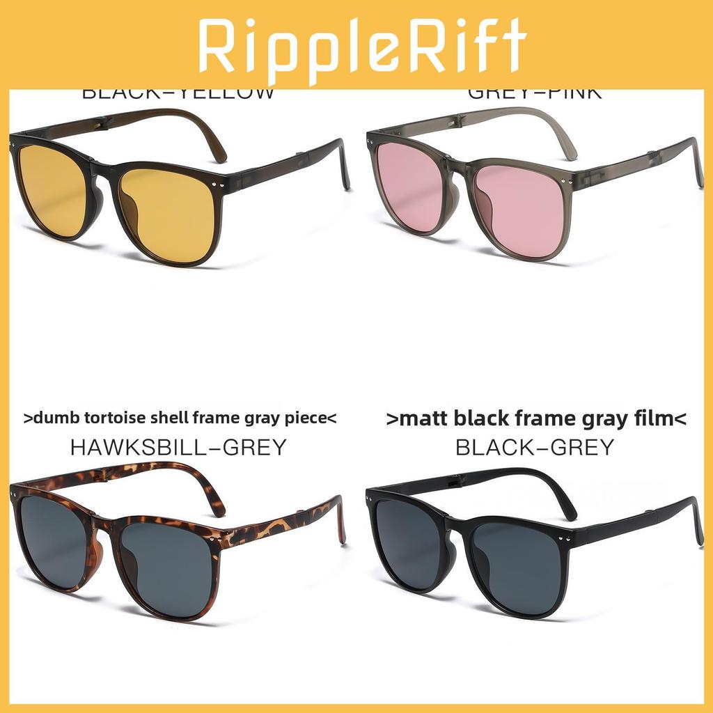 2023 Fashion Foldable Square Frame Sunglasses With Uv Protection For Travel And Parties