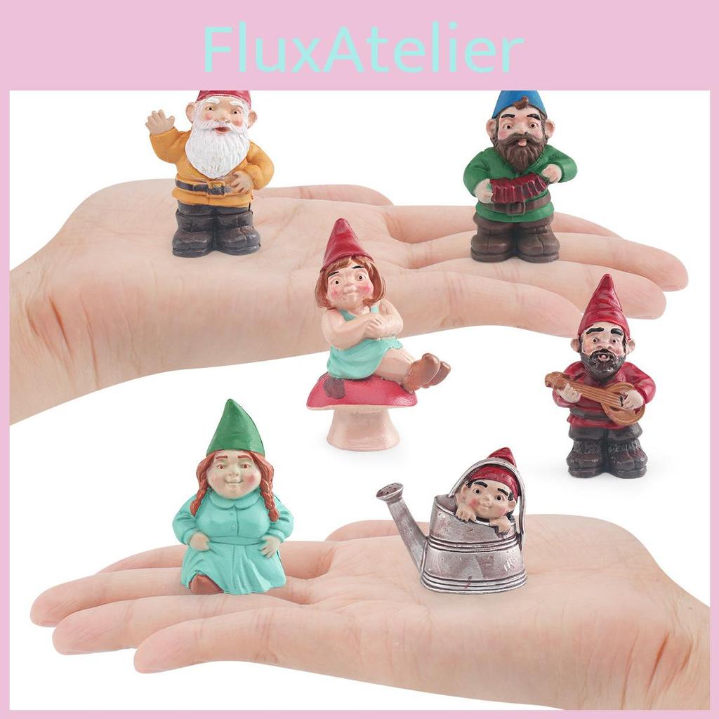 Christmas Dwarves Elves Family Character Models Micro Landscape Outdoor Garden Decorations