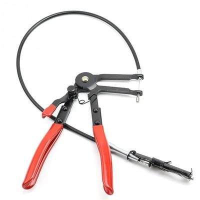 Clamping Pliers Cable Type Flexible Wire Long Automotive Hose Clamp Straight Throat Tube Bundle Removal Tool