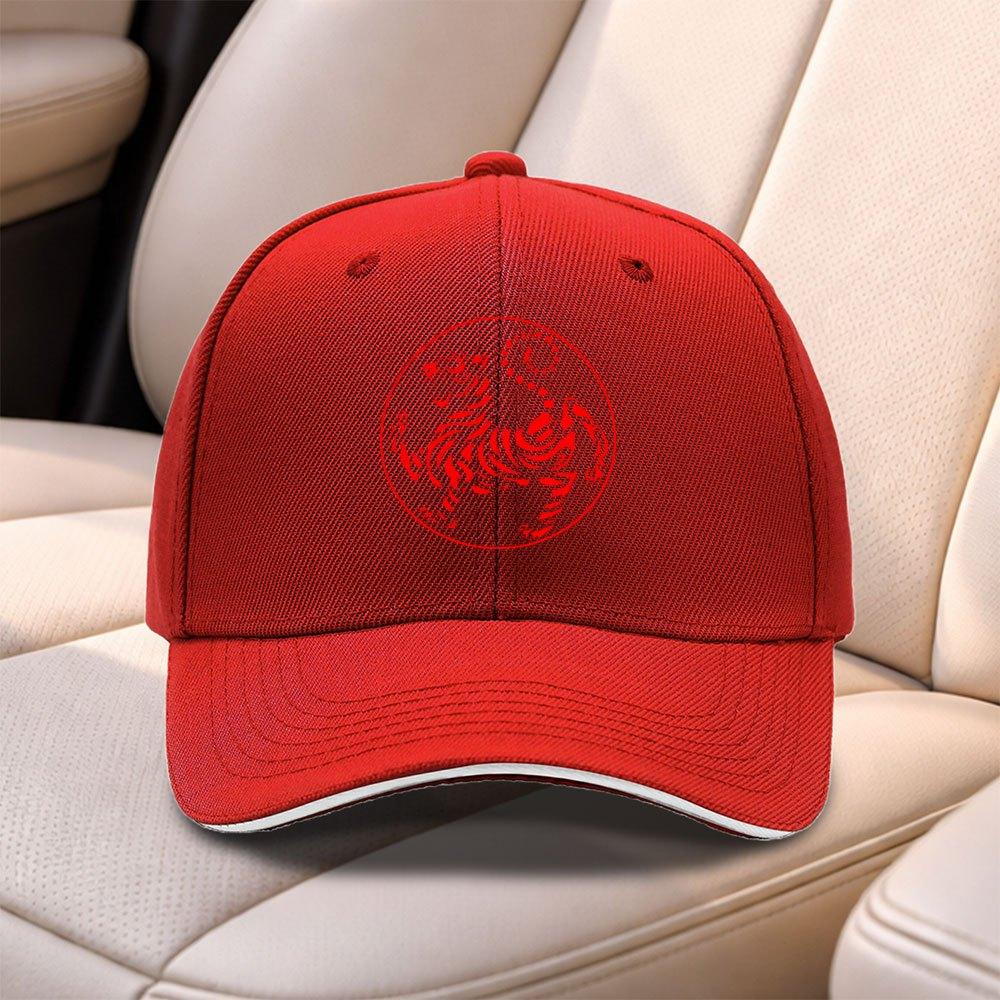 Red Tiger Logo Adjustable Snapback Baseball Cap For Men Women Lightweight Sports Fishing Wedding Party Gift