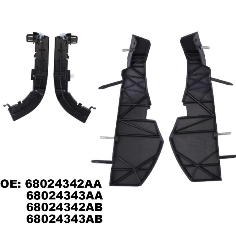 Fixed Bumper Brackets 4 PCS Replacement for Dodge For Challenger 2015  OEM Compatible Numbers 68024342AA 68024343AA
