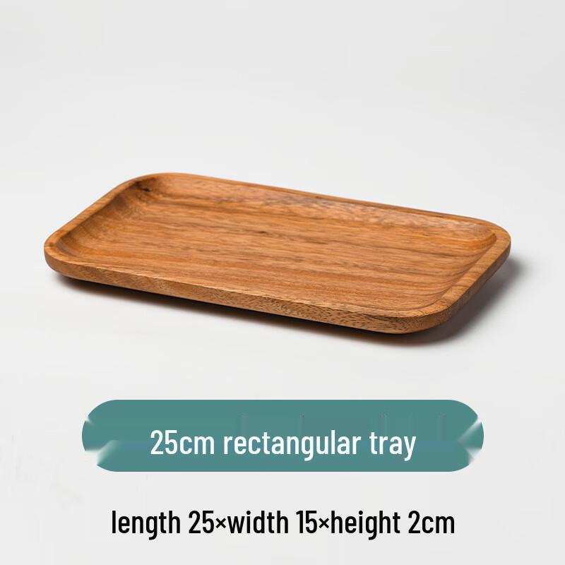 Acacia Wood Multi-purpose Serving Tray 25x15x2cm