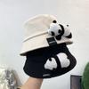 Cute Little Panda Bucket Hat Sunscreen Basin Hat Breathable Fisherman Hat  Fishing