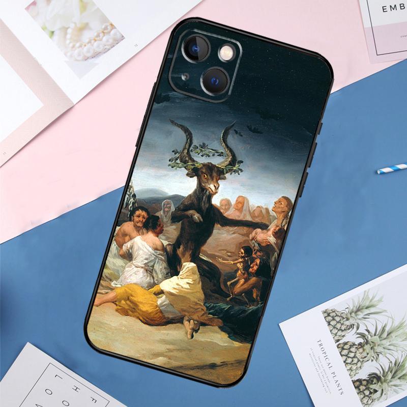 Spain Francisco Goya Art Phone Case For iPhone 11 12 13 14 15 16 Pro Max Mini Plus X XS Max XR Back Cover