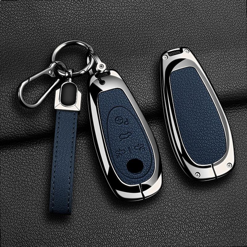 Suitable for Morris Garage MG Cyberster 2024 2026 zinc alloy car smart remote key cover protective shell car key bag buckle