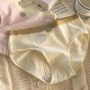 5Pcs Knitted Fabric Seamless Triangle Panties Large Size Mid Waist Underwear  Comfortable Daily Wear