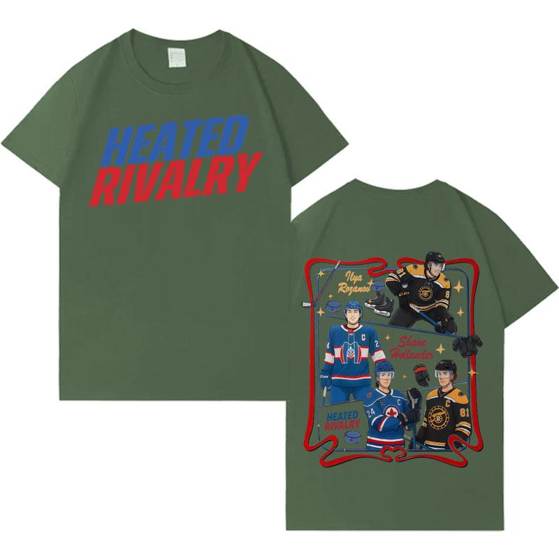 

Heated Rivalry Shane Hollander Ilya Rozanov Hip Hop Graphic Tshrit Mens Womens Clothing Hot Sale Tee Shrit Casual Short Sleeves 3XL