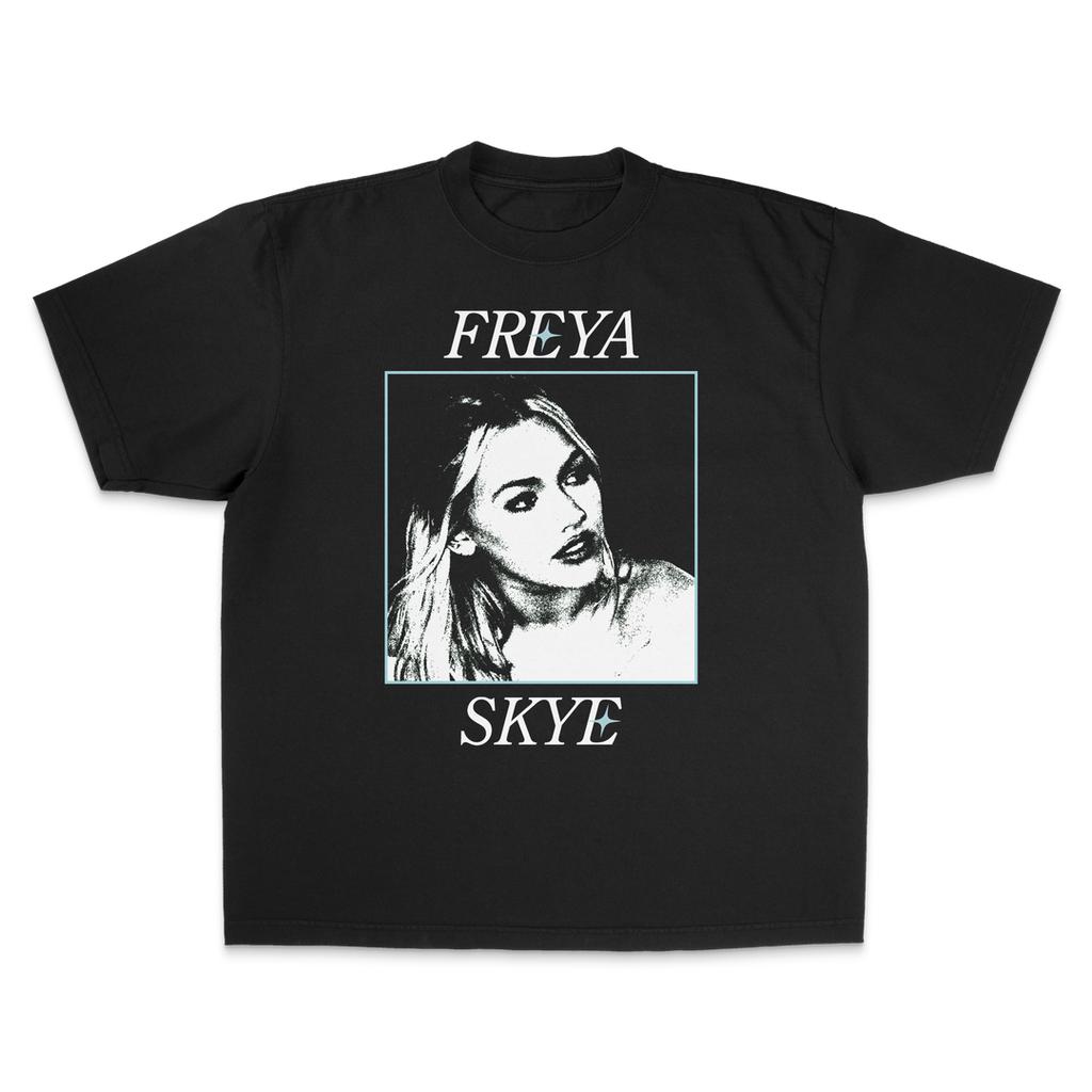 Worlds Collide Tour Freya Skye Singer Graphic Oversized Yk T Shirt Unisex Women Casual Cotton Harajuku Street Hip Hop Clothing Tee