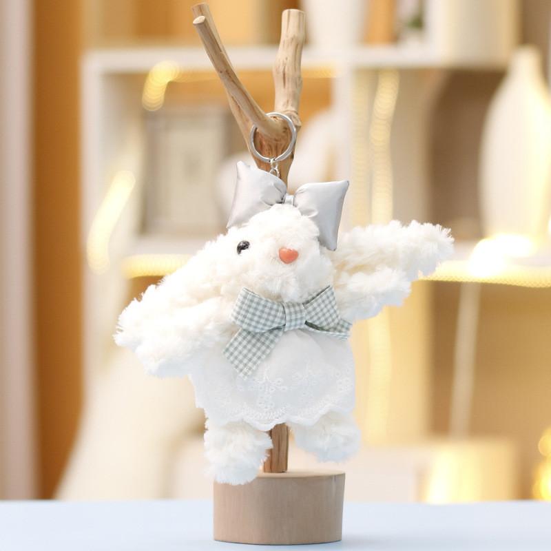 Cute Cartoon Bunny Plush Doll With Pp Cotton Filling For Bag Decor And Collectors