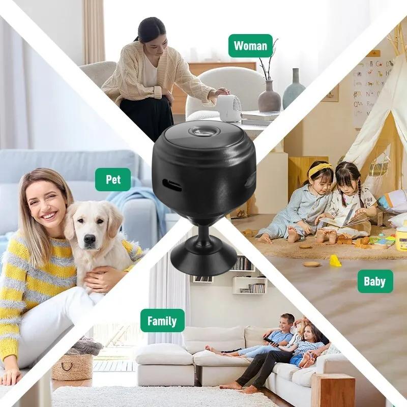 A9 HD Wifi Smart Monitor Surveillance Cameras Sensor Camcorder Web Video Home Safety Wireless Security