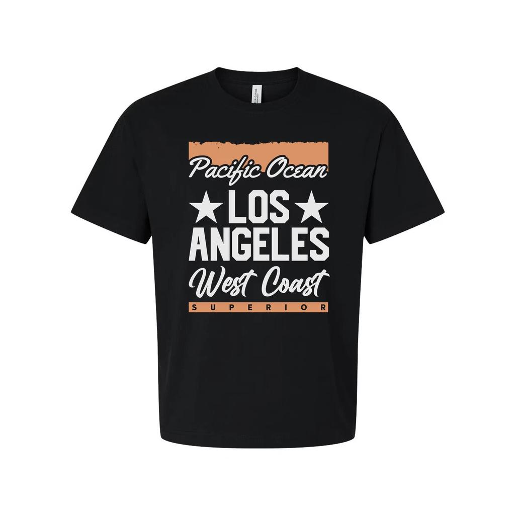Pacific Ocean Los Angeles West Coast Graphic T Shirt Unisex Short Sleeve Superio