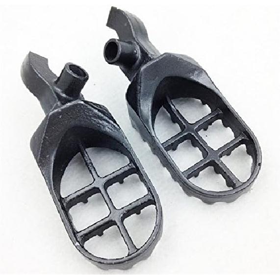 Gunmetal Black Motocross MX Dirt Bike Racing Foot Pegs for 2000 2001 CR250R CR125R
