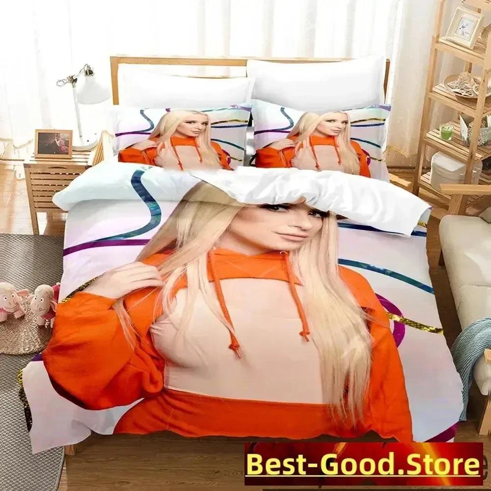 3D Print Tana Mongeau Tanacon Printed Bed Set Duvet Cover Pillowcase Bedding Set Linen Sheet Quilt Cover Full Queen King Size