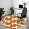 1pc Dogs Pattern Office Round Area Rug, Indoor Mat Suitable For Office, Under Office Chairs Bedroom Living Room Home Decor, Room Deco