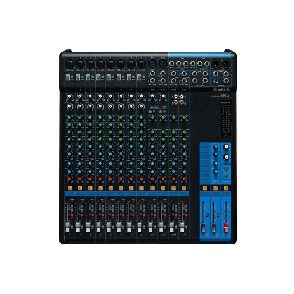 16-Channel Mixing Console MG16 for Audio and Sound Equipment