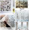 Privacy Film Static Window Clings Vinyl 3D Window Decal Stickers Rainbow Window Film for Glass Door Heat Control Anti UV