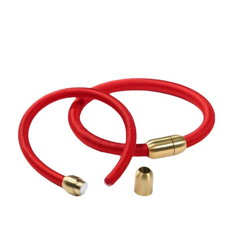 

Браслет из киноварной трубки можно дополнить киноварной пудрой. Браслет из полой киноварной трубки по году рождения. Красный киноварный браслет со шнурком для ношения. 18cm Semi-finished product/with glue