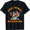 Ohio Skibidi Rizzgiving Funny Thanksgiving Rizz Gyatt Rizz T-Shirt