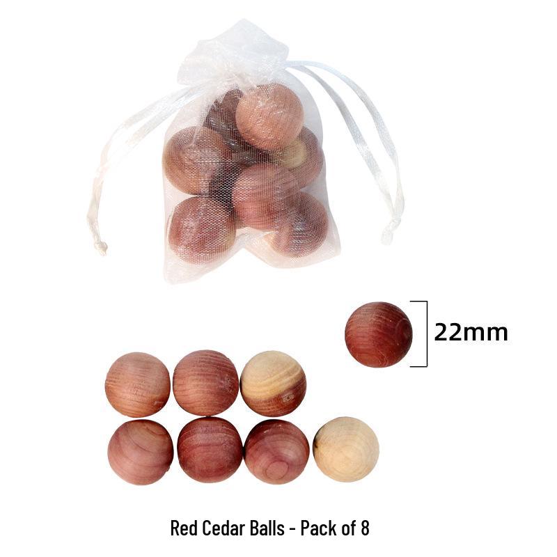 Cedar Wood Balls for Wardrobe & Shoe Cabinet: Natural Aroma & Moth Repellent