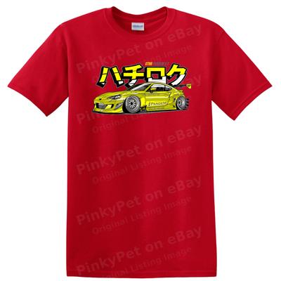 JDM Auto Kunst T-shirt Grafisch Raceauto Ontwerp Tee voor Auto Liefhebbers