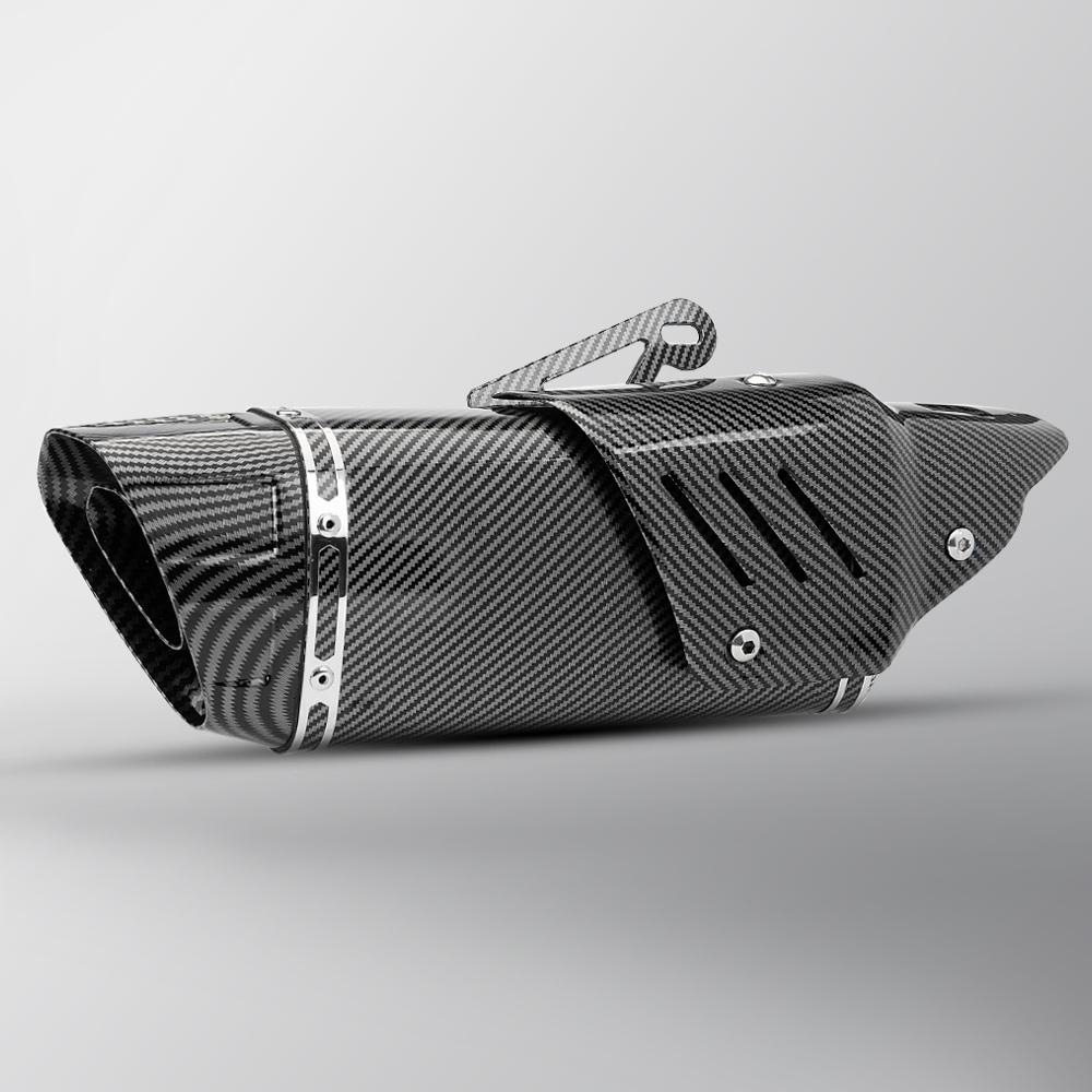 Silenziatore di Scarico Universale per Moto 51mm K10 per RC 125 250 390 per R6 R3 Ninja Z 400 250 Z900 ZX6R