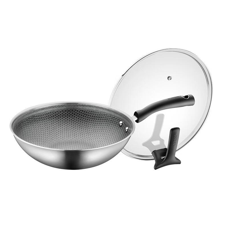 SUPOR Antihaft-Edelstahl-Wok