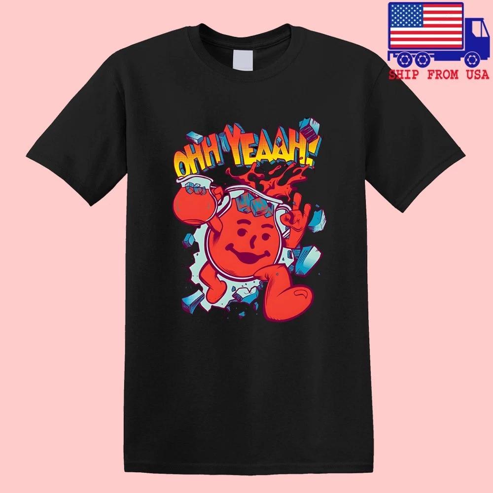 

Kool Aid Man Drink Oh Yeah Men s Black Size S-5XL XL