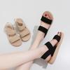 Sandali Donna Moda Estiva Suola in Corda di Canapa Romana Pantofole Sandali Fondo Piatto Moda Studente Estate