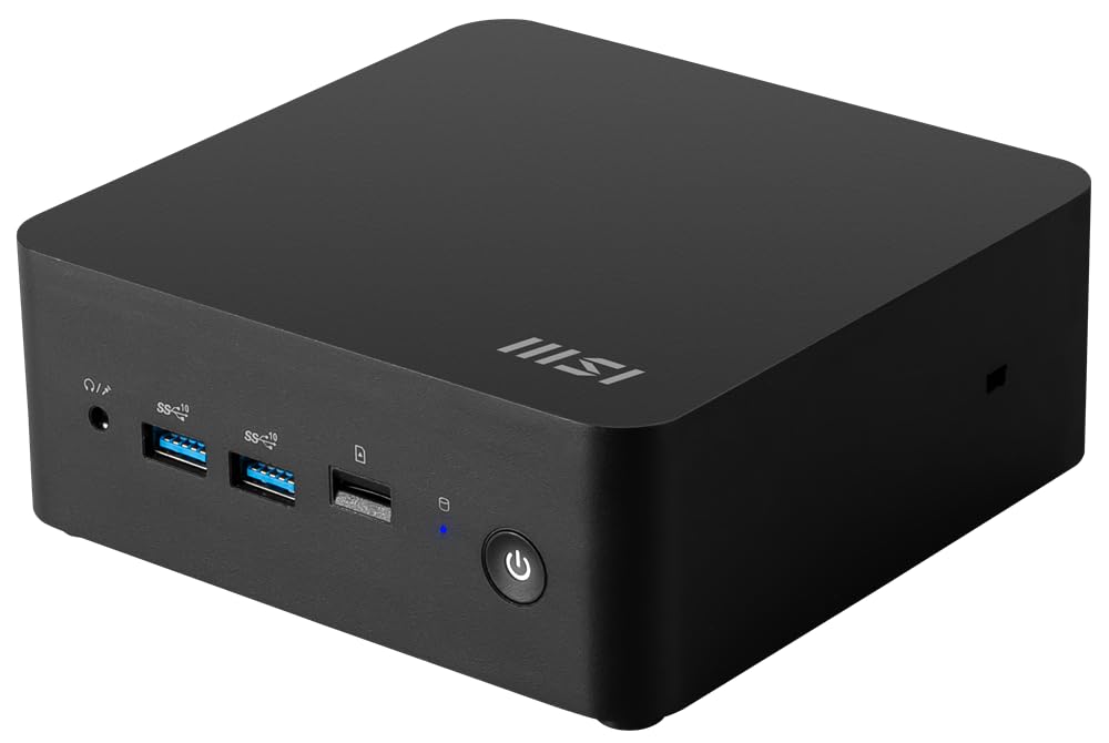 

MSI Cubi NUC Міні-ПК Windows 11 7 16 ГБ Подвійна гарантія 1M-042JP Pro/Intel® Core™ 150U/Intel® Graphics/DDR5 SO-DIMM/SSD 512 ГБ/Thunderbolt™ 4/2.5G чорний