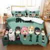Anime SPY×FAMILY Bedding Set Anya Forger Duvet Cover Set Microfiber Single Queen King Twin Full Size Duvet Cover For Gifts