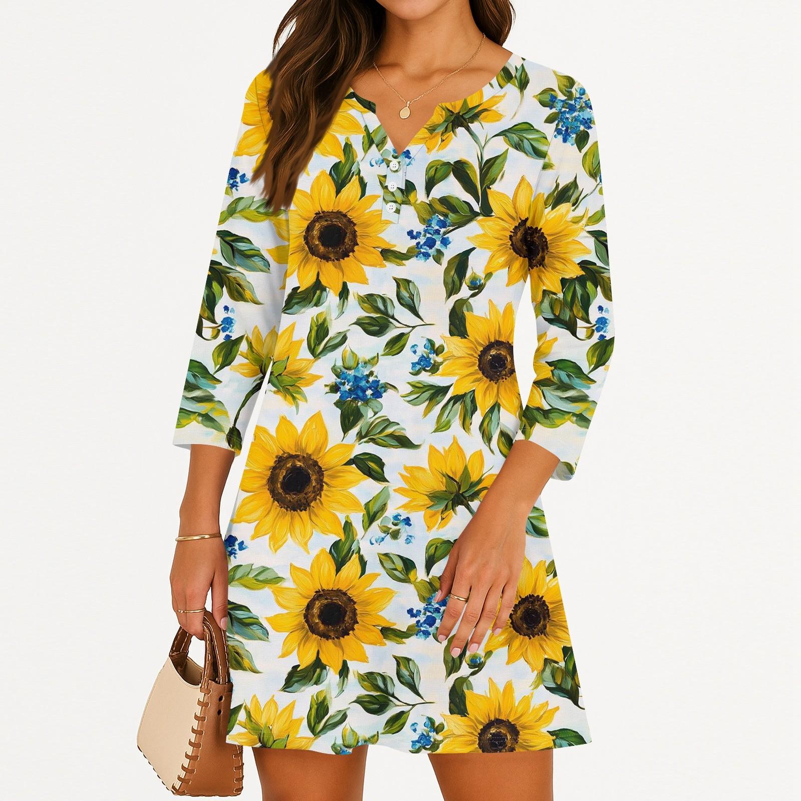 

Женское повседневное платье на лето, платье-майка, свободное пляжное платье с карманами, расклешенный миди-сарафан XL жёлтый