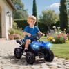 Kids Electric Quad 6V Kids Quad with Forward, Reverse Function, Music, LED Headlights Blue