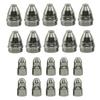 For P80 Plasma Cutting Nozzle 1 5mm Copper Torch Consumables 20pcs Compatible with 60A 80A 100A CNC Plasma Cutting Machine