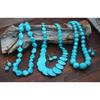 JMXD-European and American Fashion Beaded Necklace Turquoise Collarbone Chain Ethnic Style Female Retro Vacation Necklace