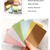 50/100Pcs Colored Blank Kraft Paper Cards Craft Cards Paper Business Message Cards Flash Card Blank For Learning Study Diy Memor