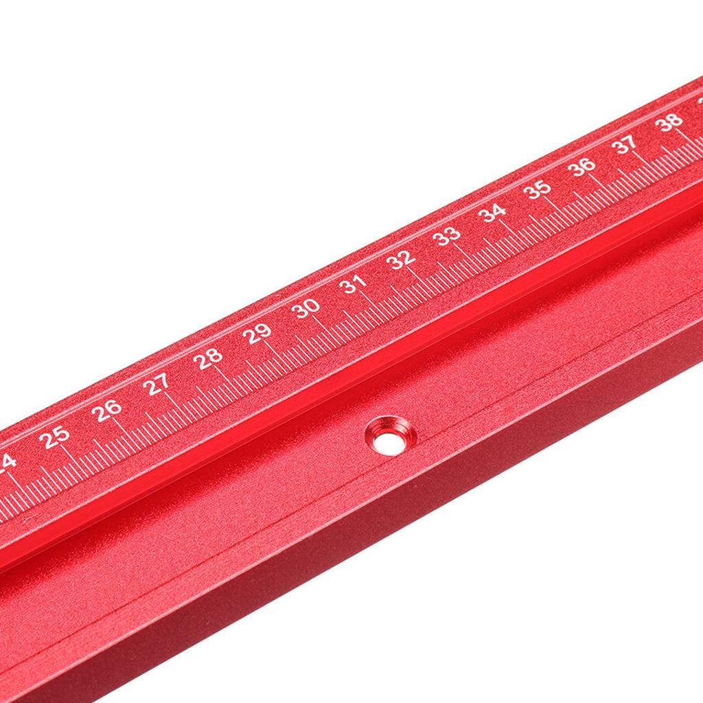 T Slot Miter Track with Scale 45 Type Aluminum Alloy T Slot Miter Track for Router Table Tablesaws And Bandsaws