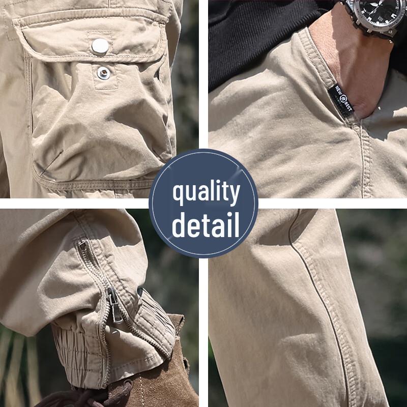 EASTERN CAMEL Men's American Style Cargo Jogger Pants