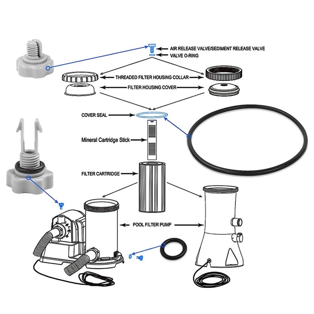 Air Release Valves For Intex Pump Filter Pump Accessory