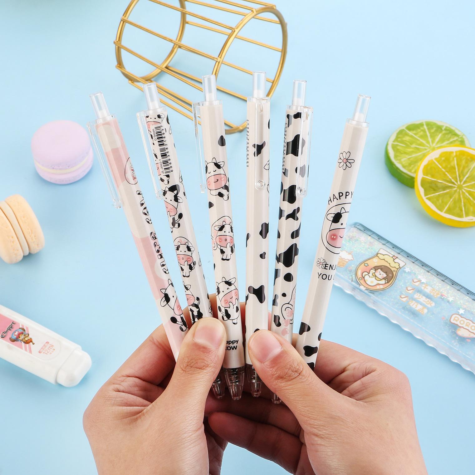 

1 Pc Little Cow Pen Fluent Writing Suitable for Office Work, Brushing Questions, Signing Writing, Diaries, Notes, Student Classroom Prizes, Friend P