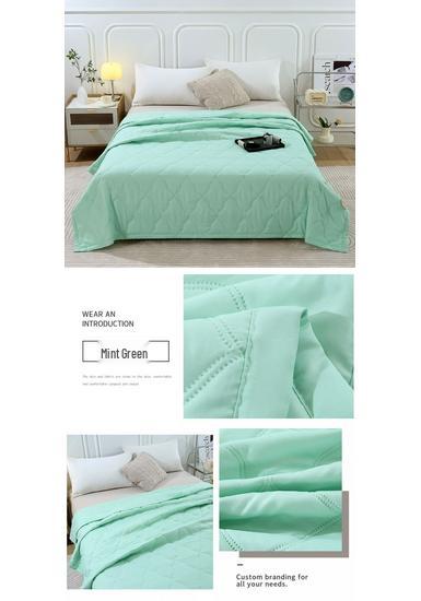 Washable Cotton Summer Cooling Quilt – Thin Gift Quilt for Air Conditioned Rooms