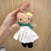 Cute Long-Legged Kitty Plush Pendant with Changeable Skirt - Ins Style Doll Keychain for Backpacks