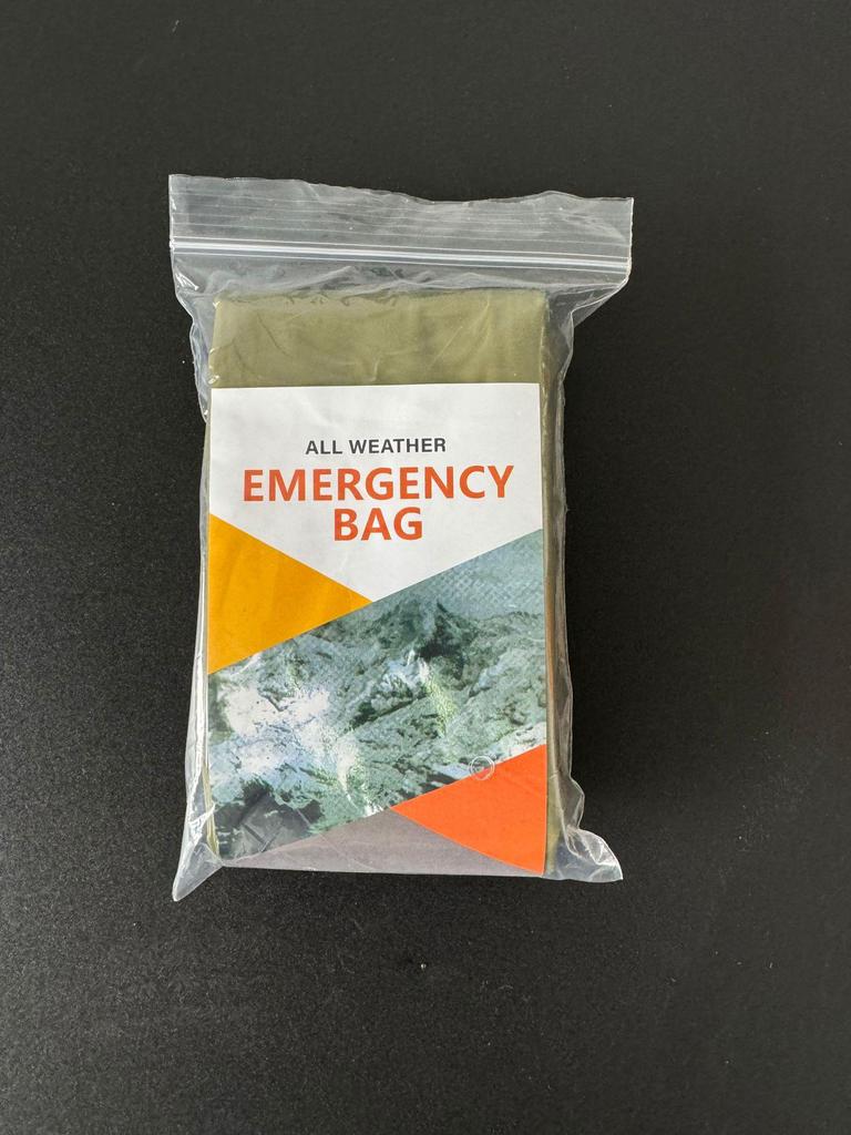 Orange Outdoor Portable Emergency Windproof & Rainproof First Aid Sleeping Bag for Professional Mountaineering
