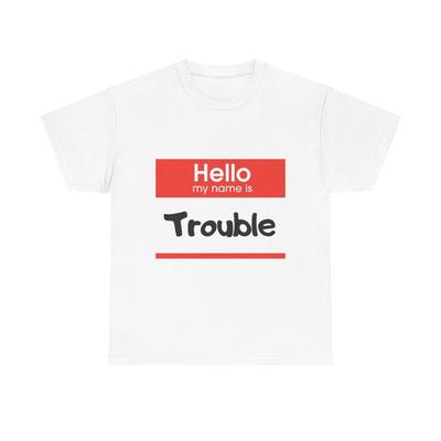 "Trouble" Name Tag Children's Children's T Children's T-shirt